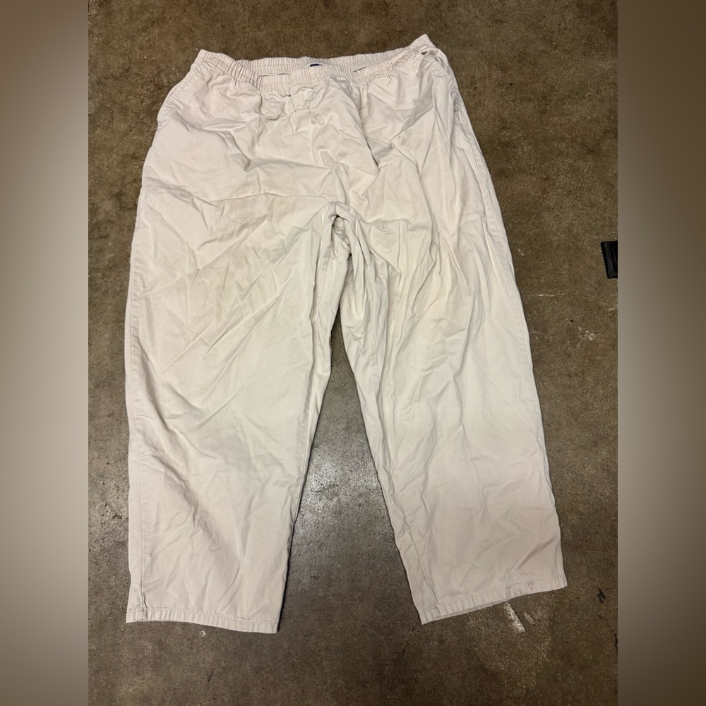 Men's Cream Pants basic editions size 2X